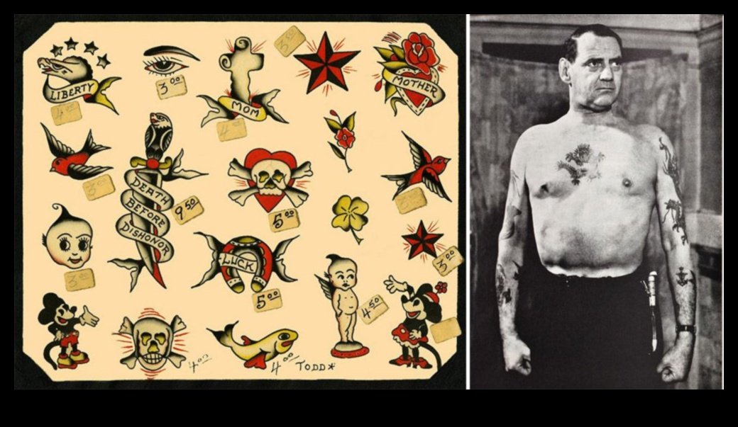 Jūrnieka prieks: jūras šarms tradicionālajos tetovējumos