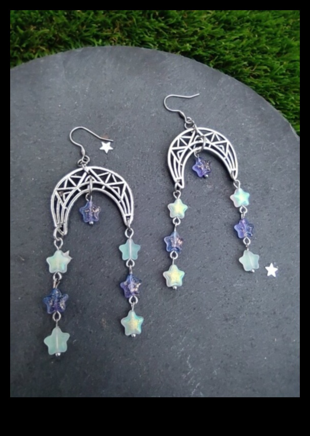 Debesu kaskāde: ļaujiet zvaigznēm krist ap jūsu ausīm ar mūsu debesu auskariem