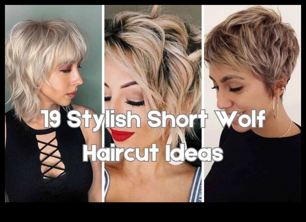 Ikdienas elegants šarms. Turpinājums: īsiem matiem ir mierīgas noskaņas