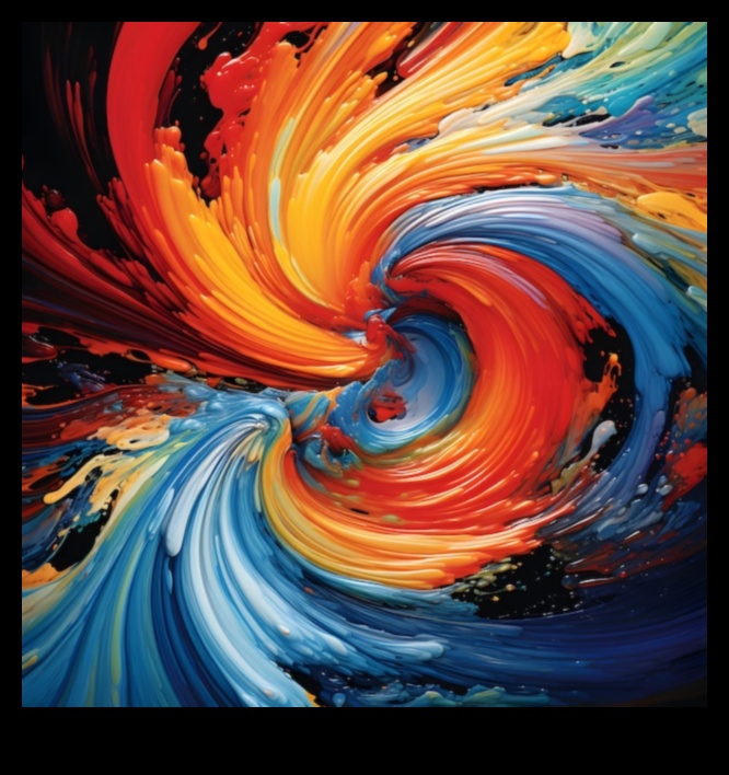 Vibrants Vortex: spirālveida virziens krāsainu cirtainu radījumu pasaulē