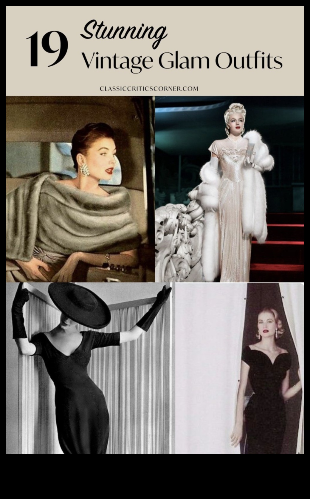 Vintage Glam: izbaudiet klasisko gabalu mūžīgo šarmu