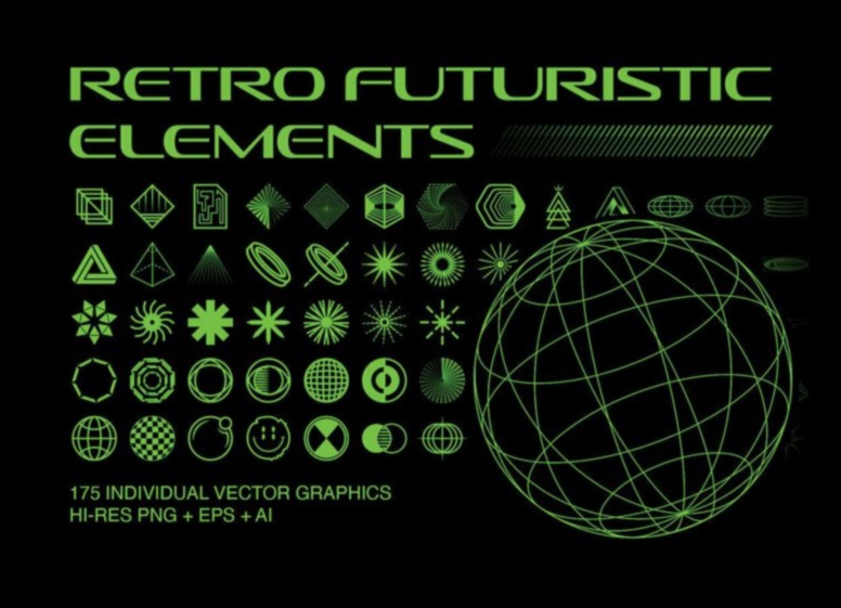 Rītdienas projektēšana: futūristiski elementi grafiskajā mākslā