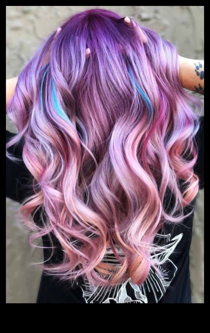 Unicorn Chic: aptveriet pasteļtoņu matu krāsu maģisko pasauli