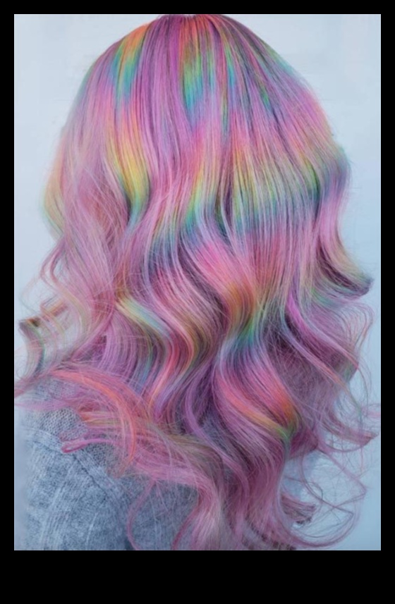 Unicorn Chic: aptveriet pasteļtoņu matu krāsu maģisko pasauli