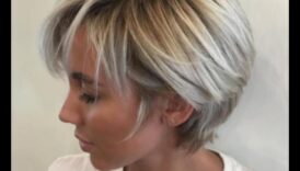 Ikdienas elegants šarms. Turpinājums: īsiem matiem ir mierīgas noskaņas