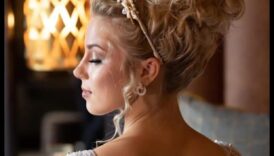 Blondīnes līgavas, blondīnes skaistules: kāzām gatavas frizūras