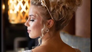 Blondīnes līgavas, blondīnes skaistules: kāzām gatavas frizūras