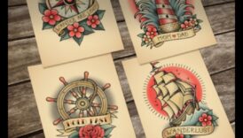 Jūrnieka prieks: jūras šarms tradicionālajos tetovējumos