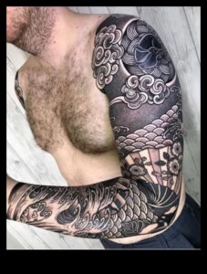 Tetovējumu mozaīkas: apvienojiet satriecošus un harmoniskus dizainus ar māksliniecisku noskaņu