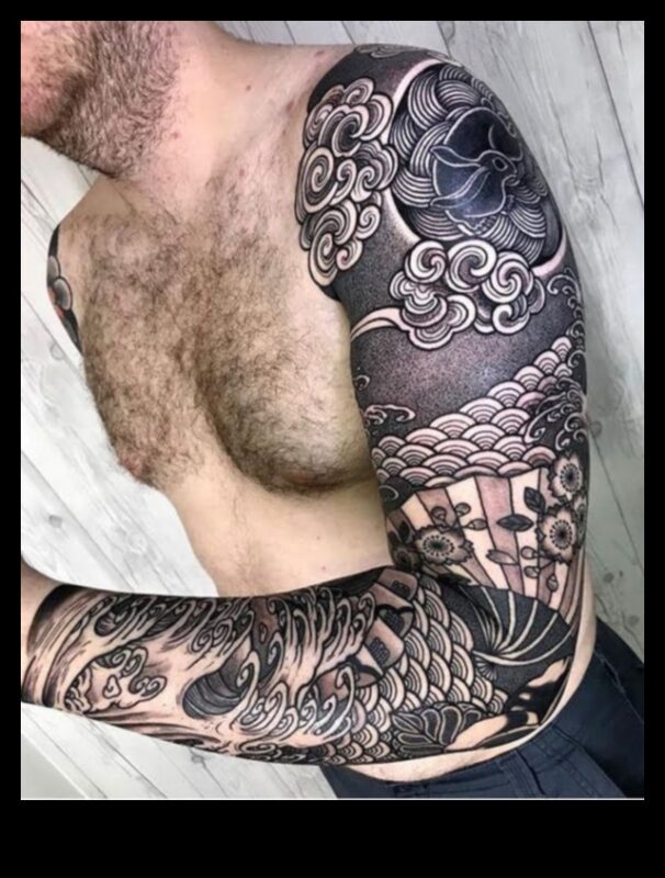 Tetovējumu mozaīkas: apvienojiet satriecošus un harmoniskus dizainus ar māksliniecisku noskaņu