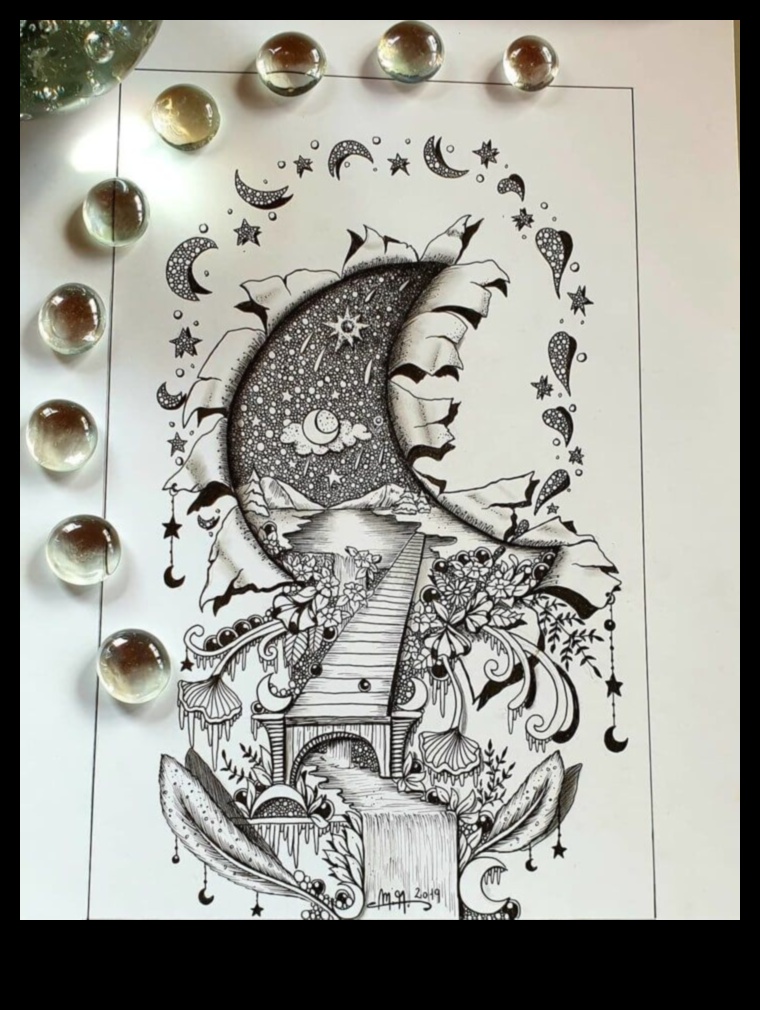 Tintes sapņi: tēlainas un sirreālas ķermeņa mākslas formas